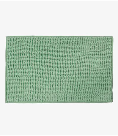 Tapete Pipoca Microfibra 38cm x 58cm Infinita Cor Verde