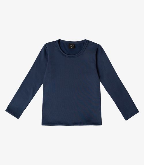 Blusa Manga Longa Infantil Select Azul