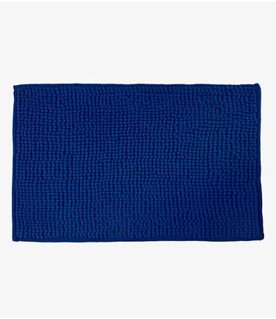 Tapete Pipoca Microfibra 38cm x 58cm Infinita Cor Azul