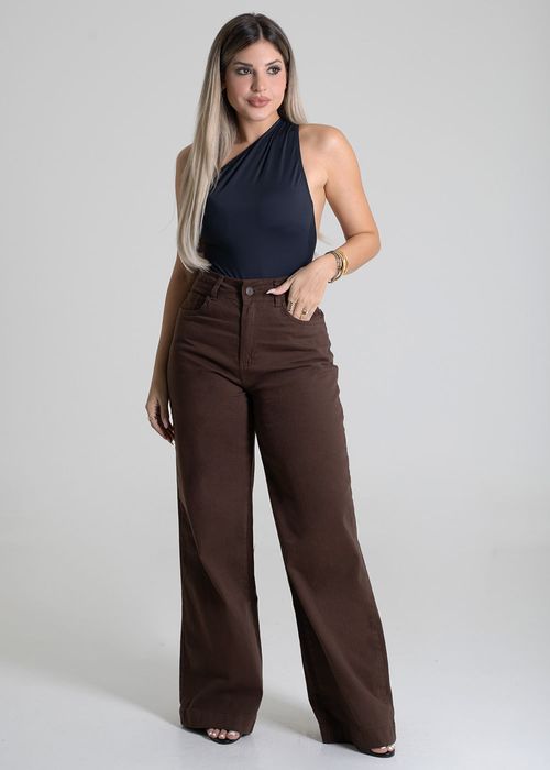 Calça Sarja Sawary Wide Leg - 280133