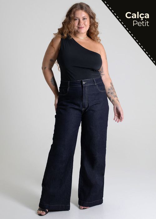 Calça Jeans Sawary Wide Leg Petit - 279783