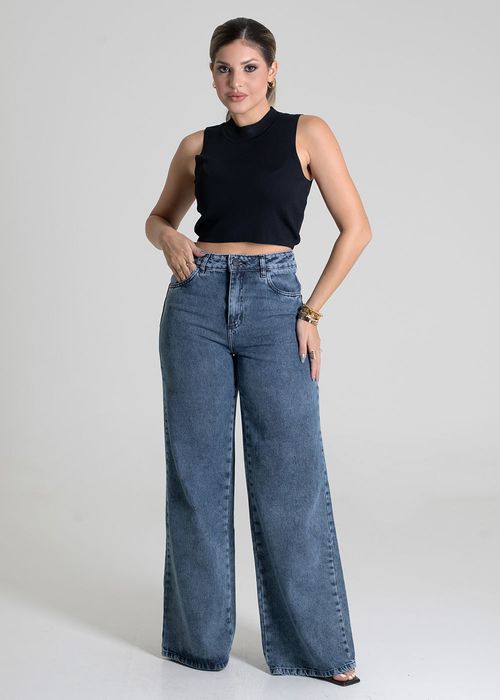 Calça Jeans Sawary Wide Leg - 280102