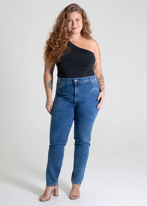 Calça Jeans Sawary Cigarrete Plus Size - 279392