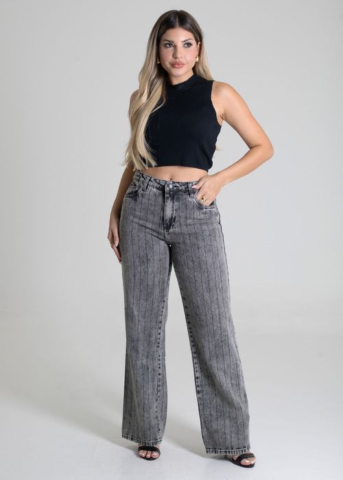 Calça Jeans Sawary Wide Leg - 279966