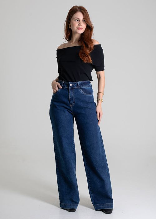 Calça Jeans Sawary Wide Leg - 279797