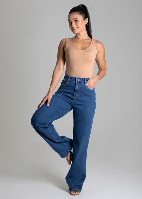 Calça Jeans Sawary Wide Leg - 279640