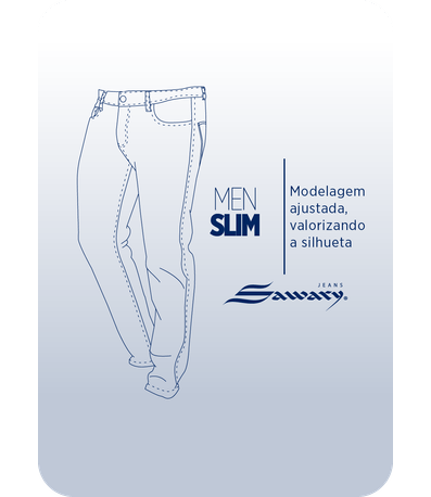Calça Jeans Sawary Slim - 279825