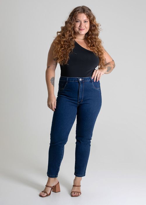 Calça Jeans Sawary Cropped Plus Size - 279370