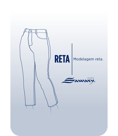 Calça Sarja Sawary Reta - 277705