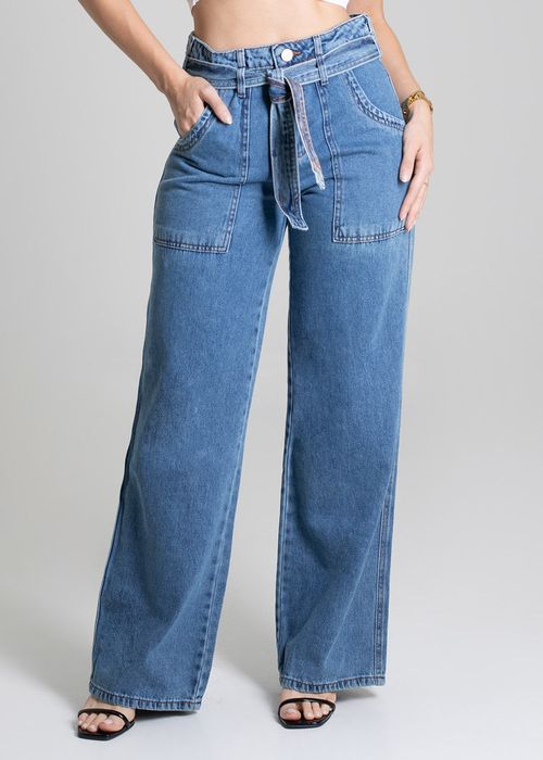 Calça Jeans Sawary Wide Leg - 279244