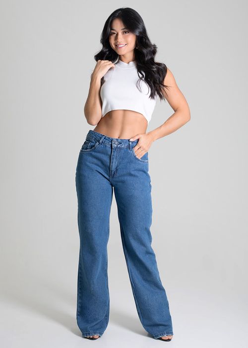 Calça Jeans Sawary Wide Leg - 279698