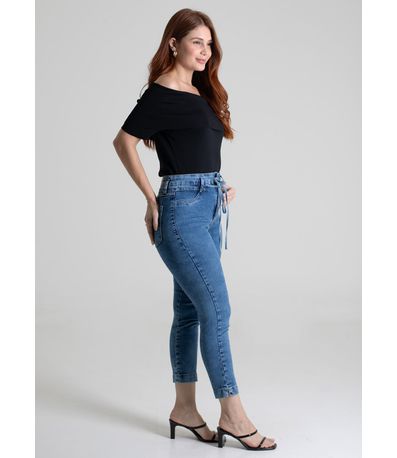 Calça Jeans Sawary Cropped - 279755