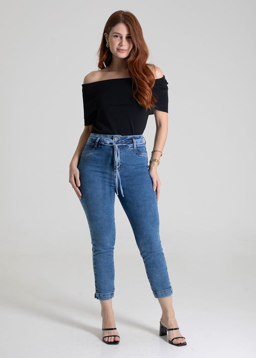Calça Jeans Sawary Cropped - 279755