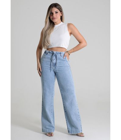 Calça Jeans Sawary Wide Leg - 279846