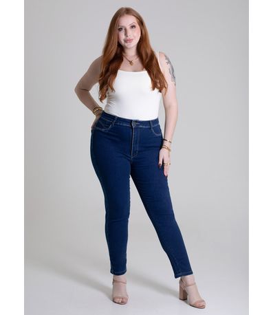 Calça Jeans Sawary Cigarrete Plus Size - 279363