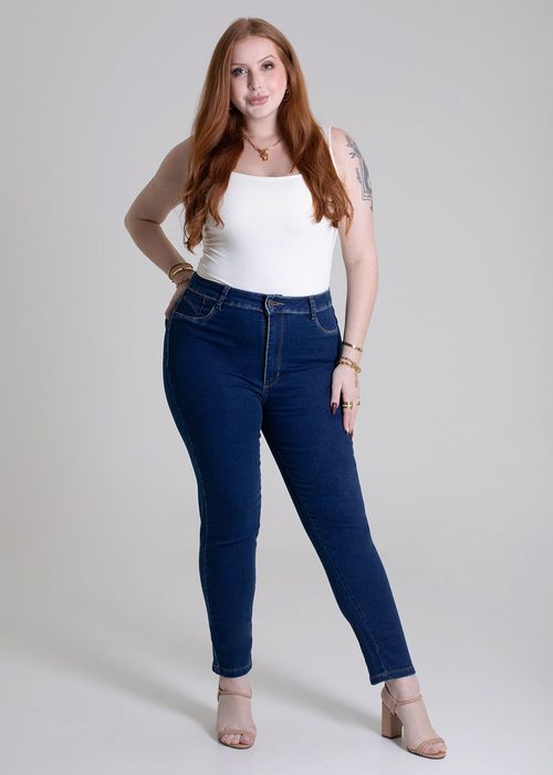 Calça Jeans Sawary Cigarrete Plus Size - 279363