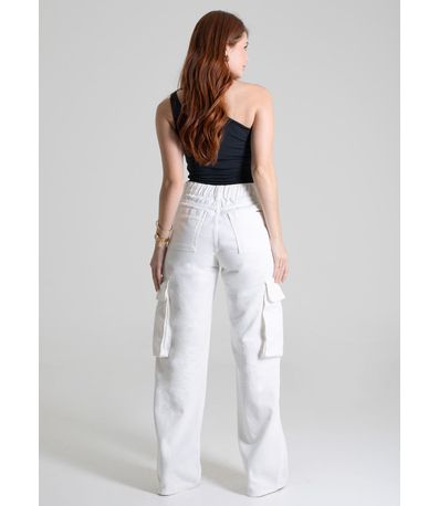 Calça Sarja  Sawary Wide Leg - 277562