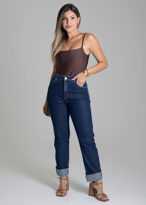 Calça Jeans Sawary Reta Cropped - 279301