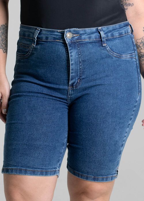 Bermuda Jeans Sawary Plus Size - 279361