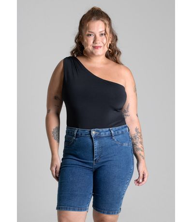 Bermuda Jeans Sawary Plus Size - 279361