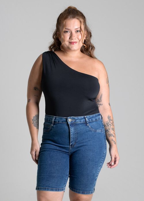 Bermuda Jeans Sawary Plus Size - 279361