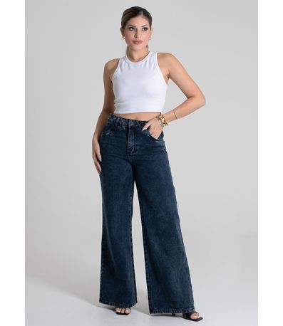 Calça Jeans Sawary Wide Leg - 280103