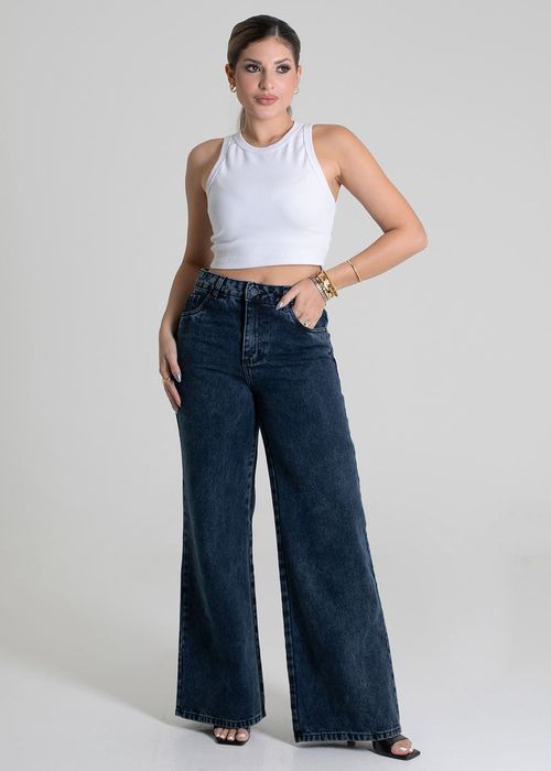 Calça Jeans Sawary Wide Leg - 280103