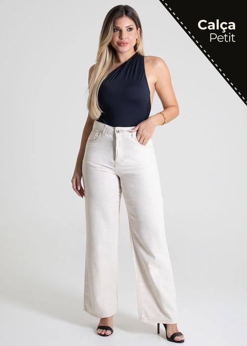 Calça Linho Sawary Wide Leg Petit - 279890