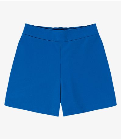 Shorts Feminino Com Bolso Endless Azul