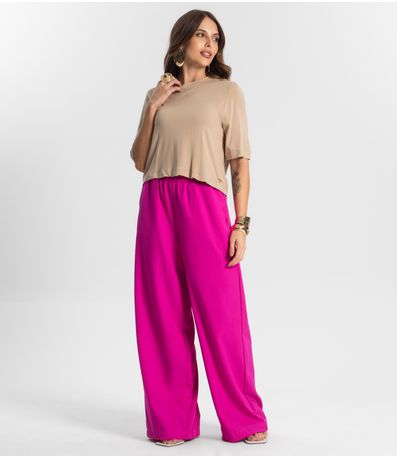 Calça Feminina Pantalona Endless Rosa