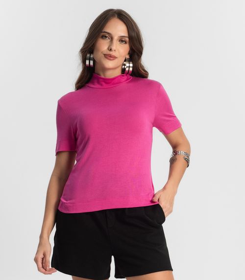 Blusa Feminina Gola Alta Endless Rosa