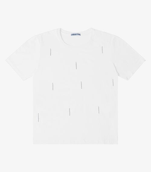 Camiseta Feminina Com Strass Endless Branco