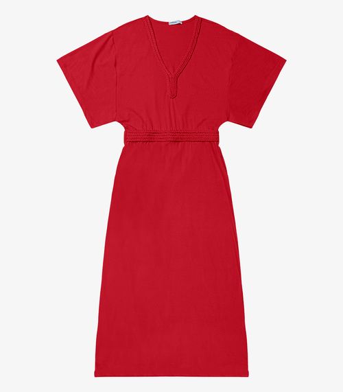 Vestido Midi Endless Vermelho