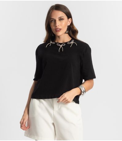 Camiseta Feminina Endless Preto