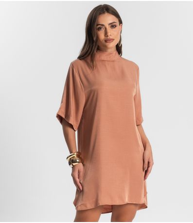 Vestido Curto Feminino Endless Marrom