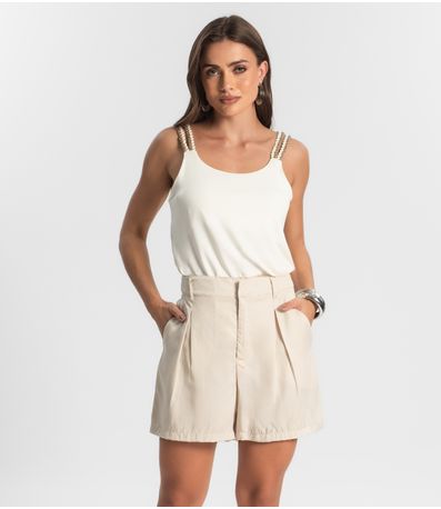 Bermuda Feminina Endless Bege