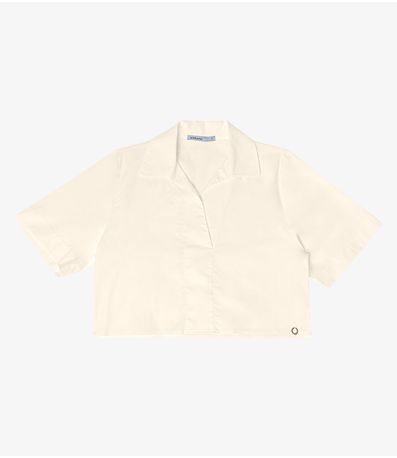 Camisa Cropped Endless Bege