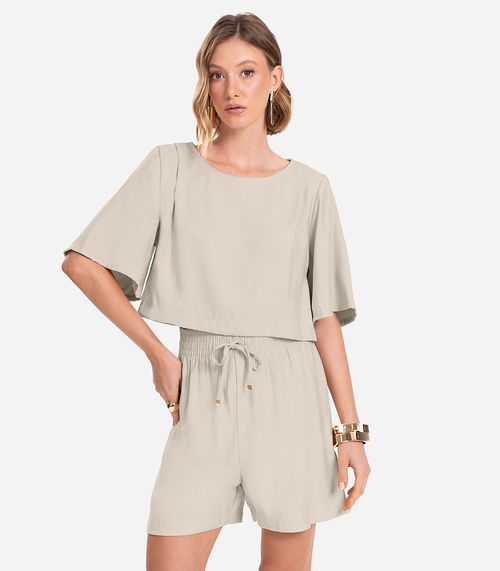 Shorts Feminino Alfaiataria Endless Laranja