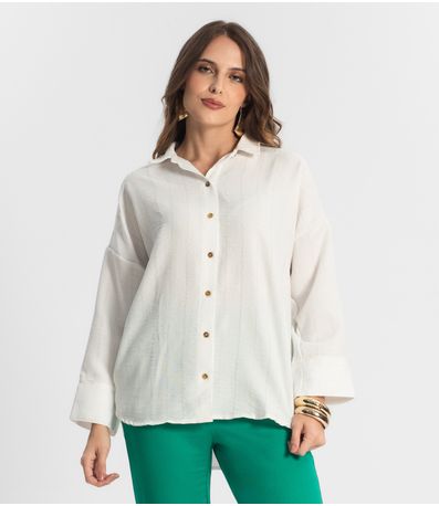 Camisa Feminina Manga Longa Endless Bege