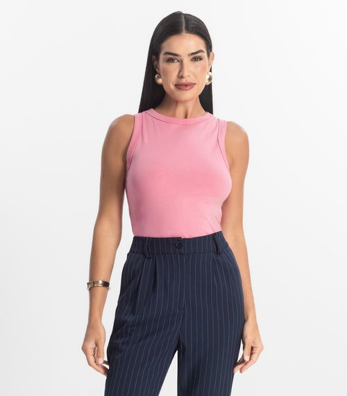 Regata Básica Feminina Rovitex Rosa