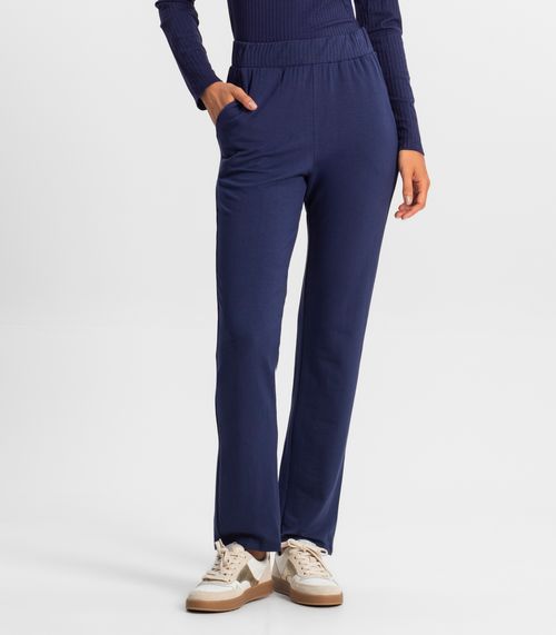 Calça Feminina Em Molecotton Rovitex Azul