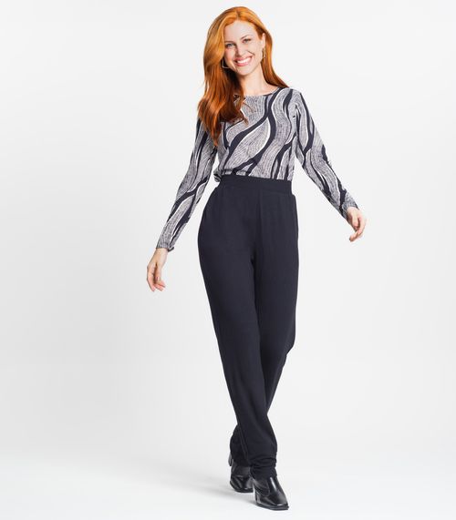 Calça Feminina Em Molecotton Rovitex Preto