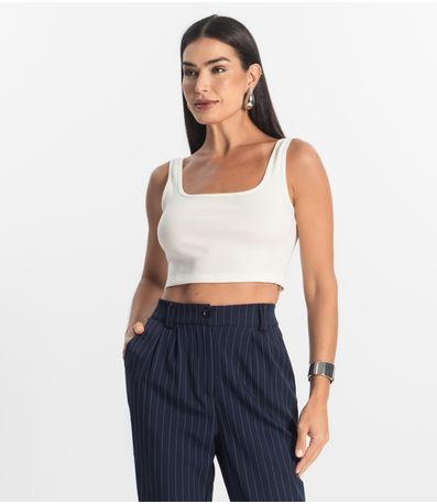 Top Básico Feminino em Ribana Rovitex Bege