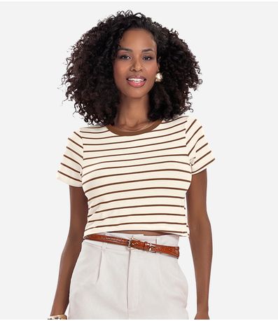 Blusa Feminina Rovitex Marrom