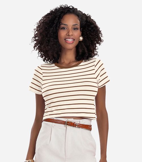 Blusa Feminina Rovitex Marrom