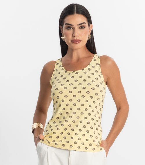 Regata Feminina Rovitex Amarelo