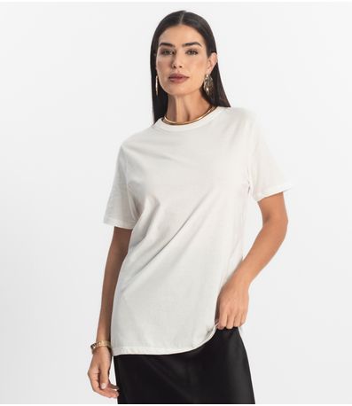 Camiseta Básica Unissex Rovitex Bege
