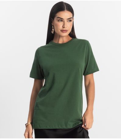 Camiseta Básica Unissex Rovitex Verde