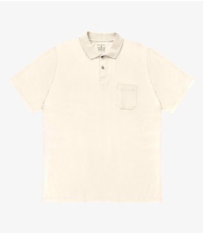 Camisa Polo Plus Size Masculina Diametro Bege