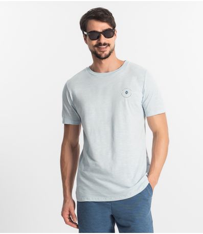 Camiseta Masculina Diametro Azul